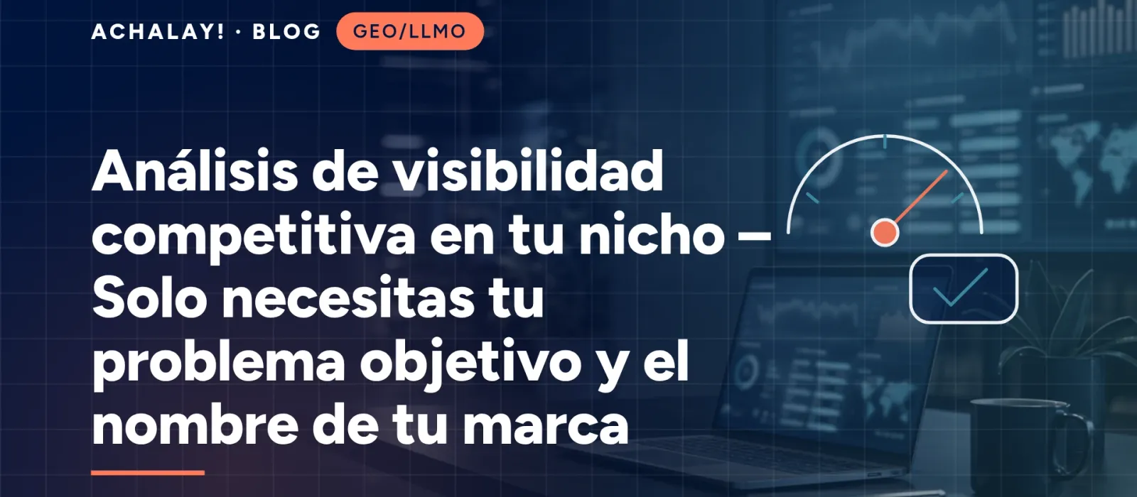 Análisis de visibilidad competitiva en tu nicho – Solo necesitas tu problema objetivo y el nombre de tu marca