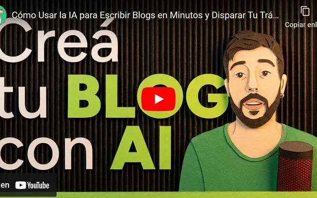 Cómo usar IA para escribir blogs con contenido de valor en minutos