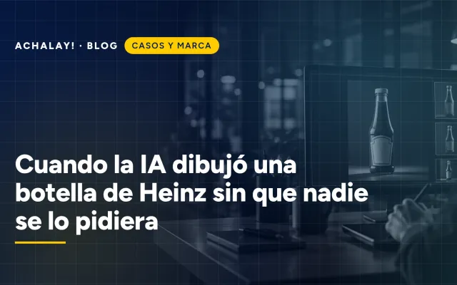 Cuando la IA dibujó una botella de Heinz sin que nadie se lo pidiera