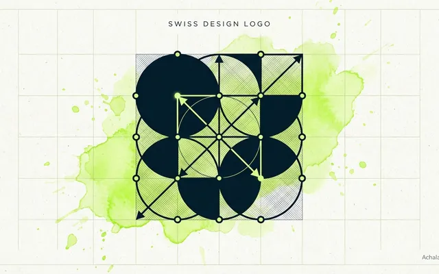 Logo minimalista estilo Swiss Design – Solo necesitas tu marca y 3 valores clave