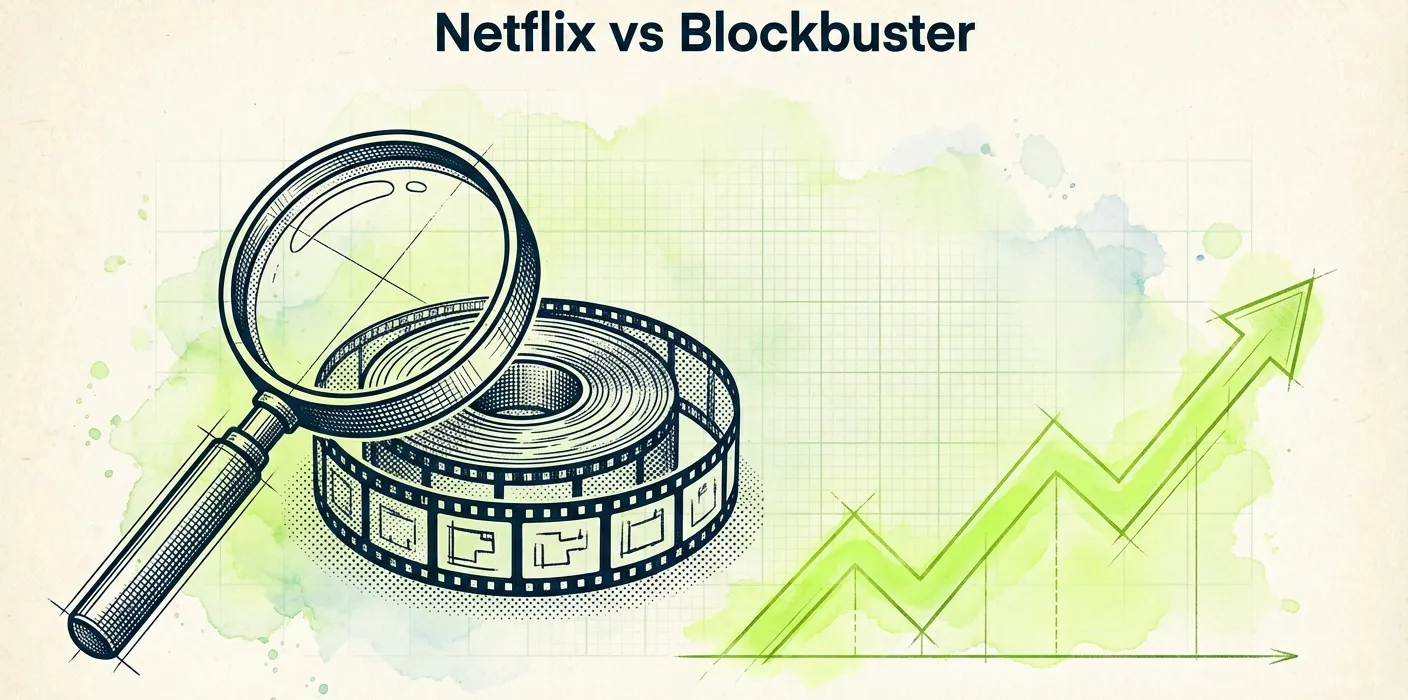 Netflix vs Blockbuster: Lecciones de Transformación Digital para tu Negocio