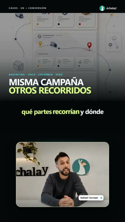 Tu landing ya te está diciendo qué mover
